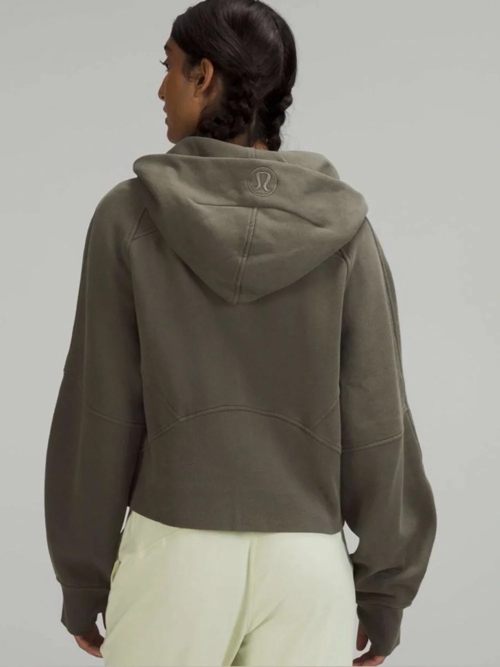 Lululemon Scuba Full Zip Army Green XS/S